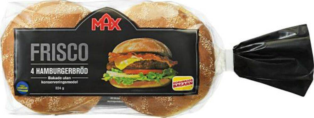 219447 Frisco Hamburgerbröd 4-pack (81 g) web
