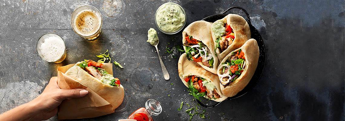 Pita Green | "Pippi på pita" (med kyckling)